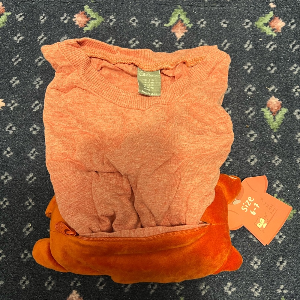 Clubcoats Orange Fox Short Sleeve Tee - Picture 4 of 7